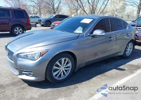 2015 Infiniti Q50 Premium from USA, damaged, VIN JN1BV7AR7FM410539